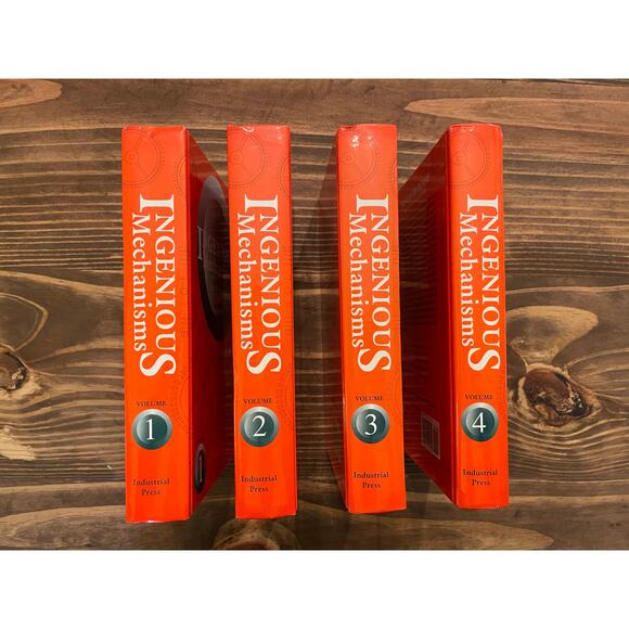 Ingenious Mechanisms Vol 1–4 Complete Set Franklin D. Jones Industrial Press - Picture 1 of 9